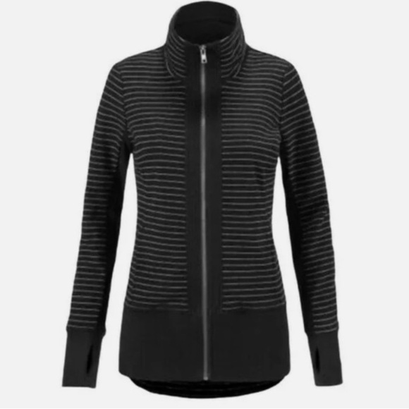 Cabi Stripped Black & White Jacket - Picture 13 of 14